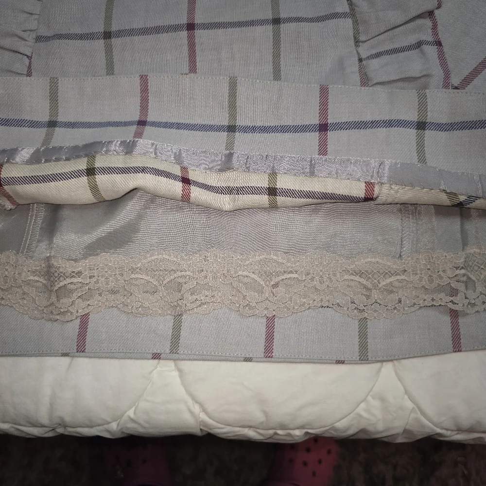 Edme & Esyllte for Anthropologie Plaid Ruffle Skirt – Women’s Size 8 - Picture 7 of 10